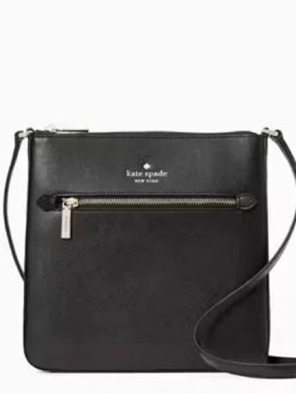 Kate Spade Black Saffiano leather Crossbody with Gold Hardware